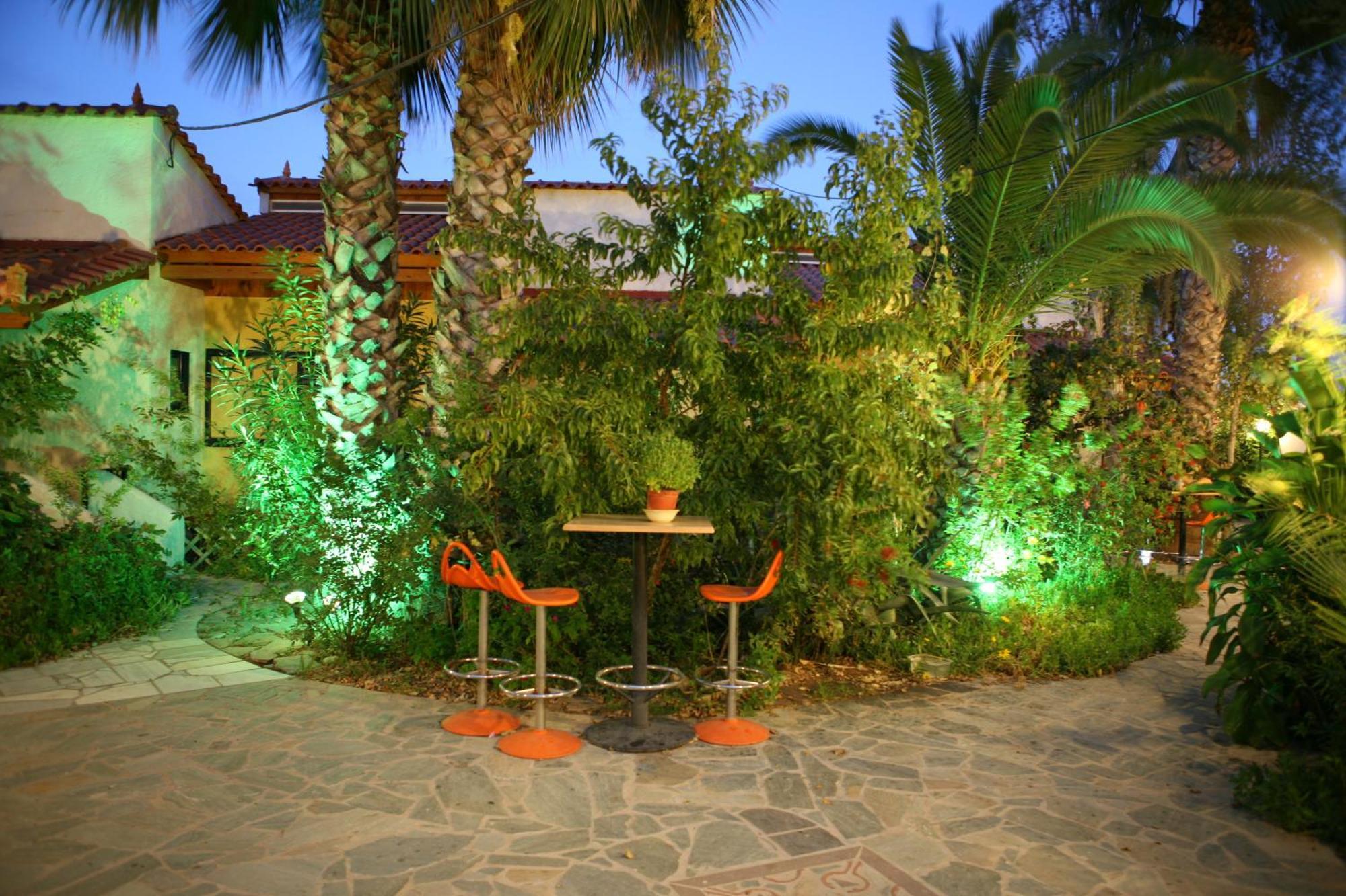 9 Musses Hotel Apartments Skala Mistegnon Buitenkant foto