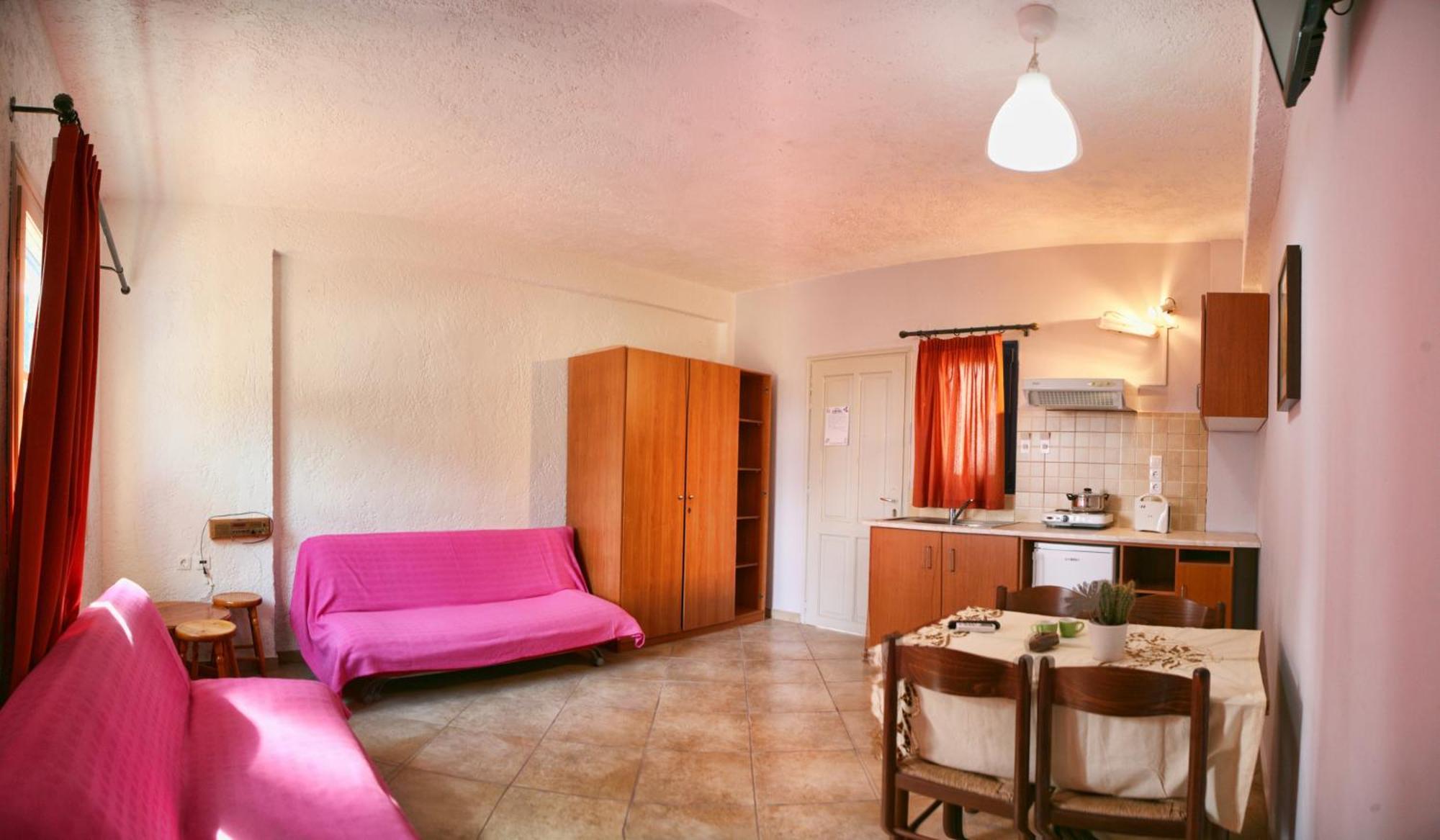 9 Musses Hotel Apartments Skala Mistegnon Kamer foto