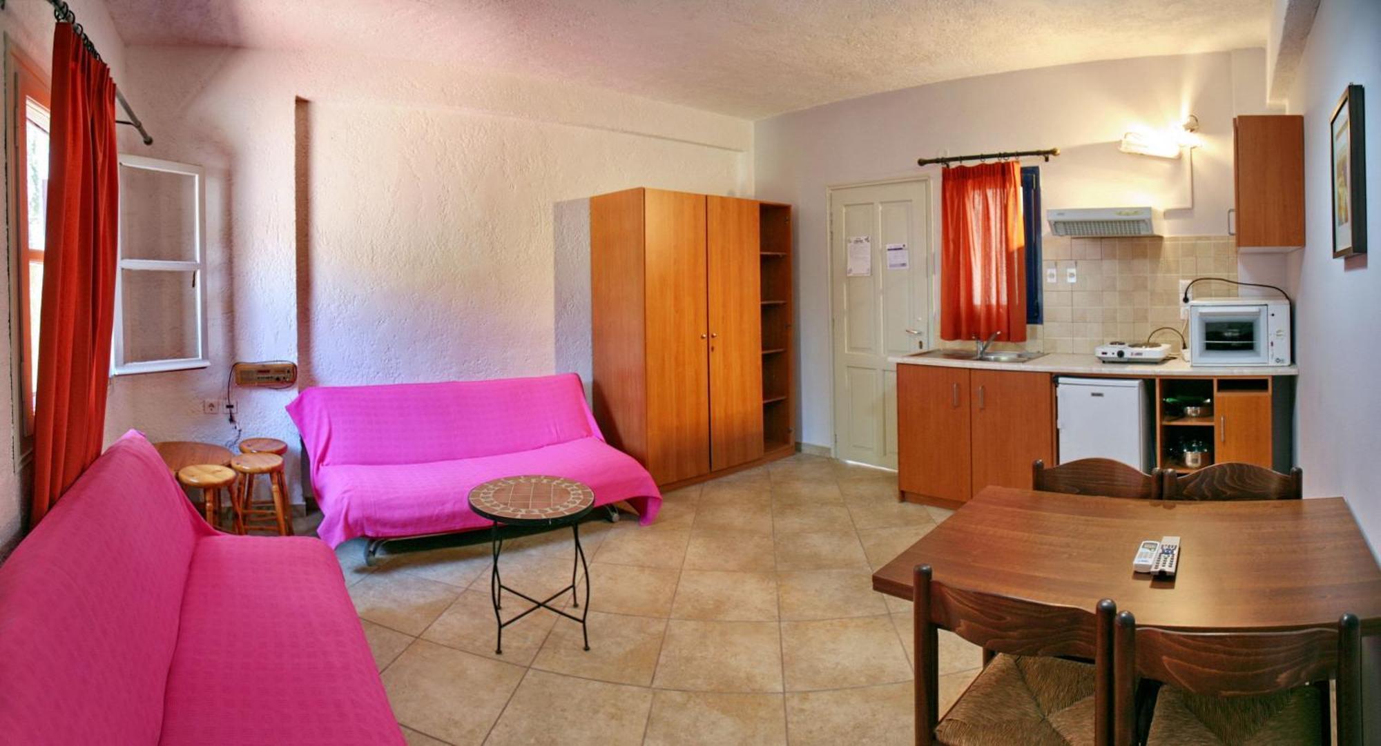 9 Musses Hotel Apartments Skala Mistegnon Kamer foto